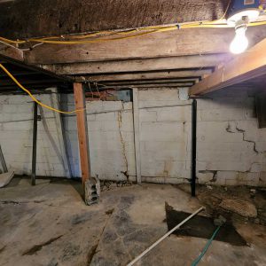 Uneven basement