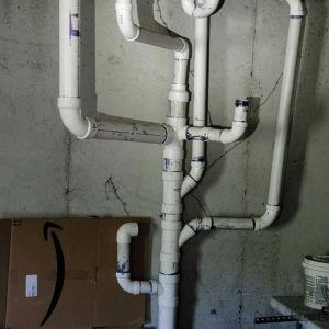 Uneven plumbing